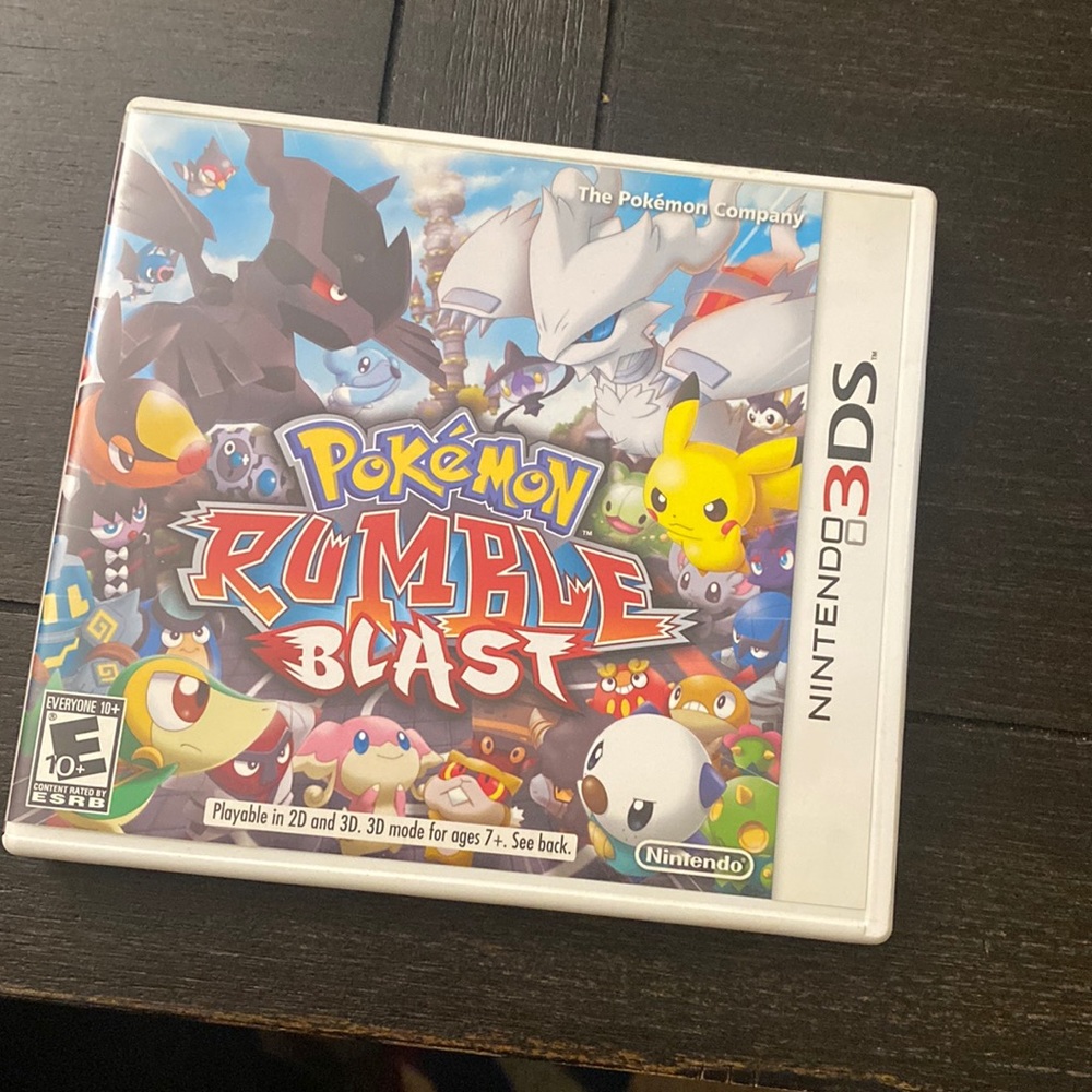 3DS Pokémon rumble blast game